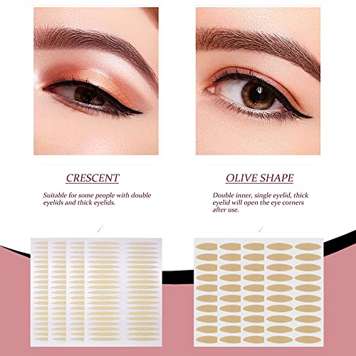 Eyelid Tape Stickers, 480PCS Double Eyelid Strips, Natural Invisible