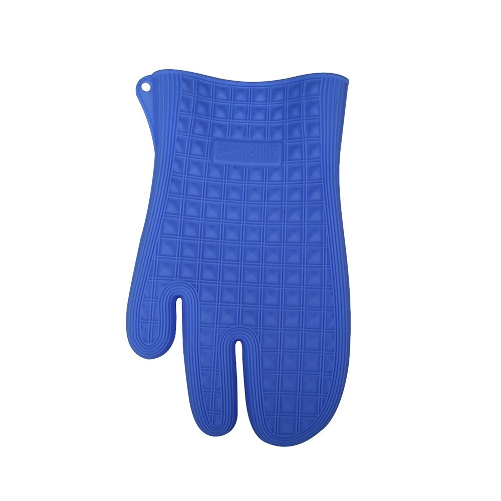 Silikomart | Mister Hot Silicone Glove, Blue Color, Size 250 x 168 mm