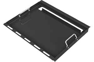 BBQ FUTURE 6787 Full Size Griddle with Handles for Weber Spirit I & II 300 Series, Flat Top Grill Insert Replacement for Weber GS4 Spirit 2 Grill Parts E310 E320 S310 S320, Non-stick Carbon Steel, Black