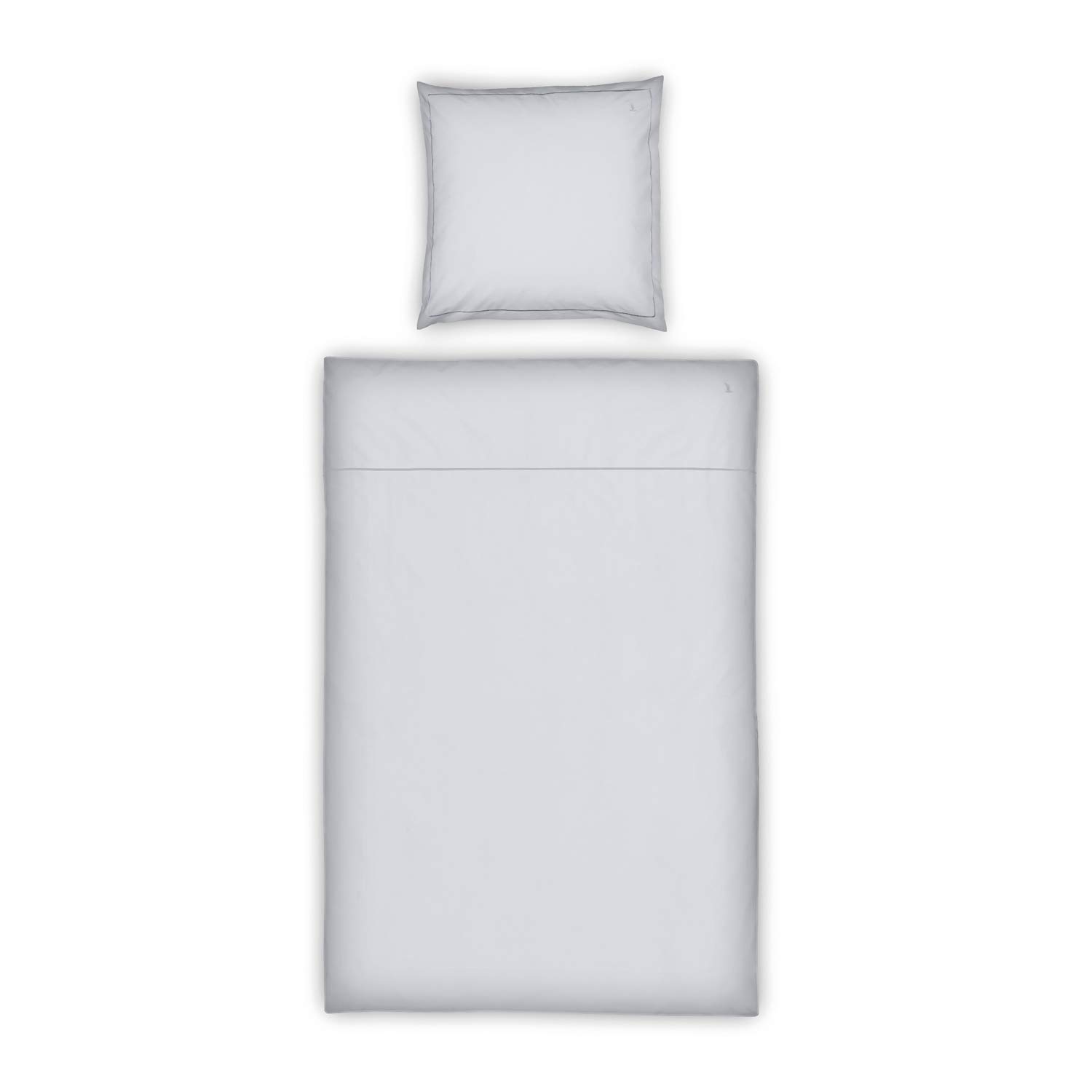 Möve Luxury bed linen set 135 x 200 cm + 80 x 80 cm made of 100% cotton satin, moonlight