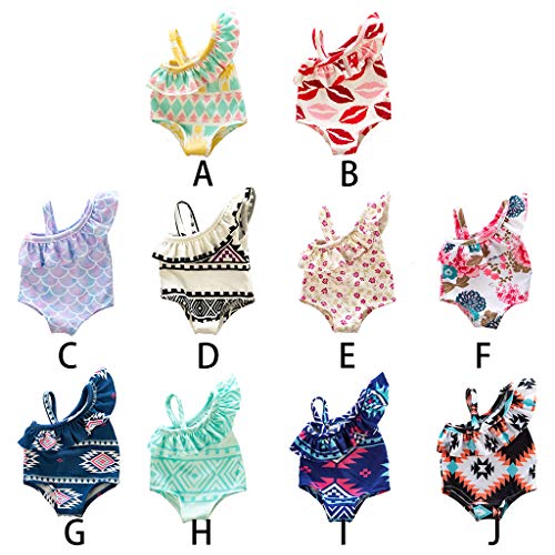 Fiaya Easter Cute One-Piece Swimsuit Clothes Girl Toy for 18 inch Doll Accessory Girl's Toy (Multicolor C) - Thumbnail 2