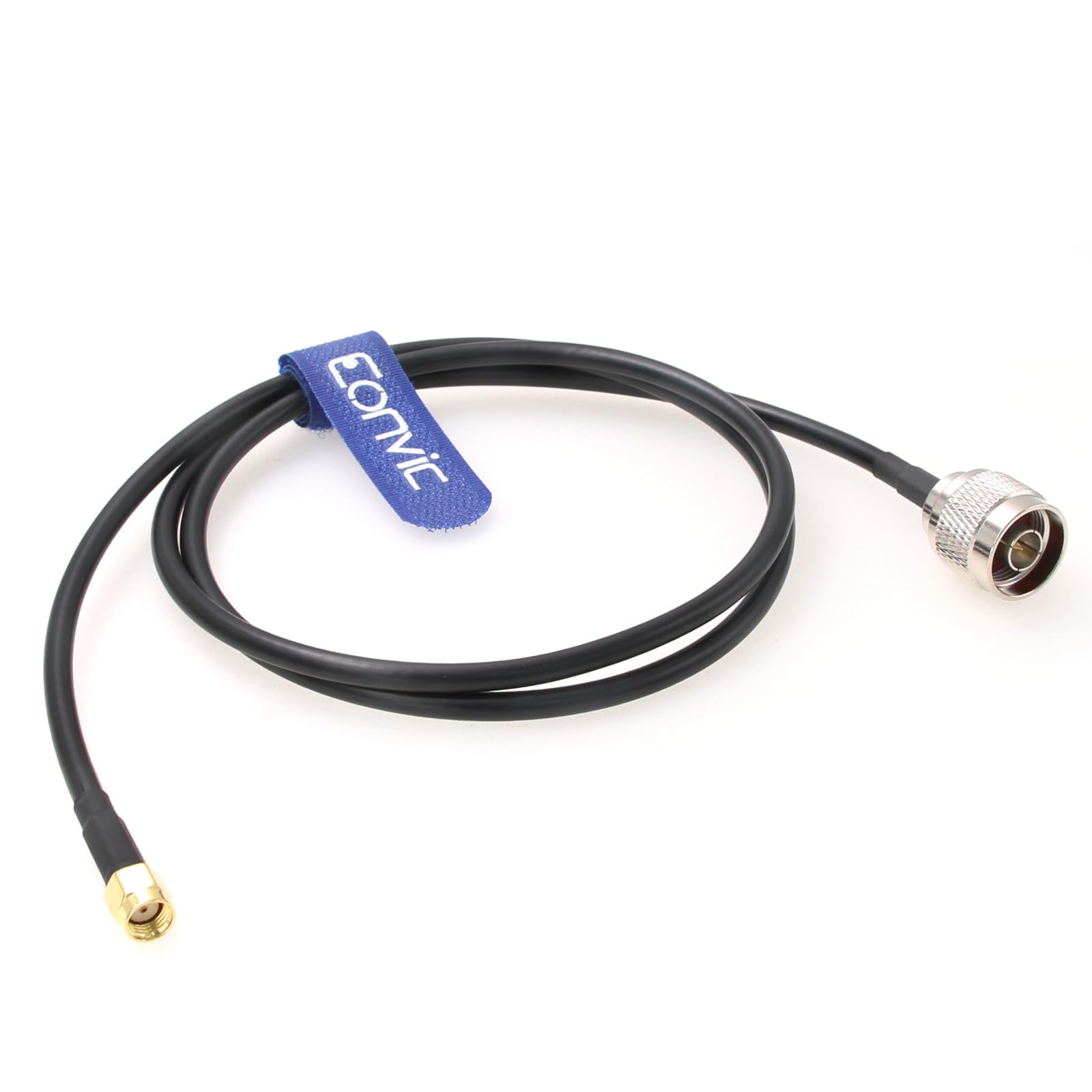 Eonvic RP-SMA Male with Female Pin to N Type Male Plug RF Pigtail Cable RG58 Low Loss Coax Cable for WiFi Antenna (3.28ft/1M)
