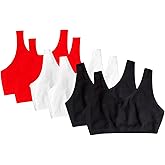 Fruit of The Loom Women's Multi-Pack Tank Top Style Sports Bra