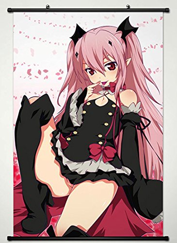 Seraph of the End Wall Scroll Poster Fabric Painting for Anime Krul Tepes 044 L