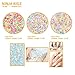 Slime Making Kit Supplies: Including Rainbow Foam Beads, Fishbowl Beads, 12 Glitter pack, Fruit and Flower Slices,Slime CuttingTools, 20 Large Containers, Free Ebook - DIY Slime and Clay decoration