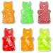 Gummy Bears Molds for Hard Candy & Chocolate Making- Silicone Soap and Ice Cube Trays- Party Buffet, Baking, Wedding Favor Maker & Baby Shower Supplies - Novelty / Silly Shapes - 50 Cavity