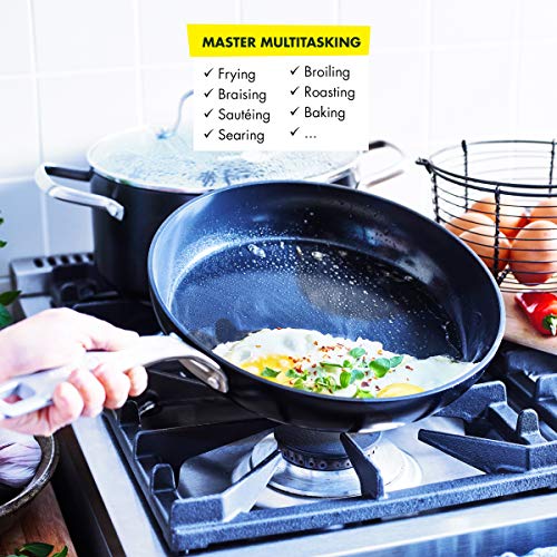 GreenPan Profile Hard Anodized Healthy Ceramic Nonstick, Cookware Pots and Pans Set, 10Piece