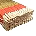 Solid No Splinters Chopsticks 120 pairs | Individually Wrapped Disposable Wooden Chopstick | Best for Sushi & Asian Dishes