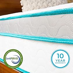 LINENSPA 10 Inch Memory Foam and Innerspring Hybrid