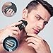 INSMART Electric Shaver for men, Waterproof Wet/Dry USB Quick Rechargeable Cordless Electric Razor with Led Display, Travel Lock & Pop Up Trimmer-Black