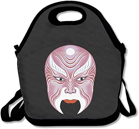 Chinese Opera Facial IconLunch Bag For Women Lunch Bag Lunch Box Food Bag Pouple Lunch Box For Women With Strap