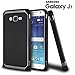Galaxy J7 Case, Celljoy [Deluxe Shock Armor] Samsung J700 2015 Slim Fit Dual Layer Protective [[Shockproof]] Hybrid Reinforced Bumper {Impact Resistant} Premium Elegant - Thin Hard Cover (Black)