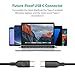 USB Type C Cable, RAVPower USB C to USB C Charger (2 Pack, 3ft and 6ft), Fast Charging Cord for Samsung Galaxy S9 S8+ Note 8, LG G6 G5 V30 V20, Google Pixel, Nintendo Switch and More (Black)