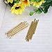 ULKEME 19pcs 2.2mm Width Brass Fret Wire Fretwires for Classical Acoustic Guitars