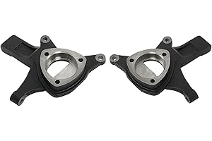 GXYWADY 4.5" Lift Spindles Knuckles Replacement for Silverado 1500 Sierra 1500 2WD 2007-2017 Tahoe Avalanche 1500 Yukon/XL Suburban Escalade 2WD 2007-2014