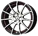 Konig Zero-In Matte Black Wheel with Machined Face (17x7