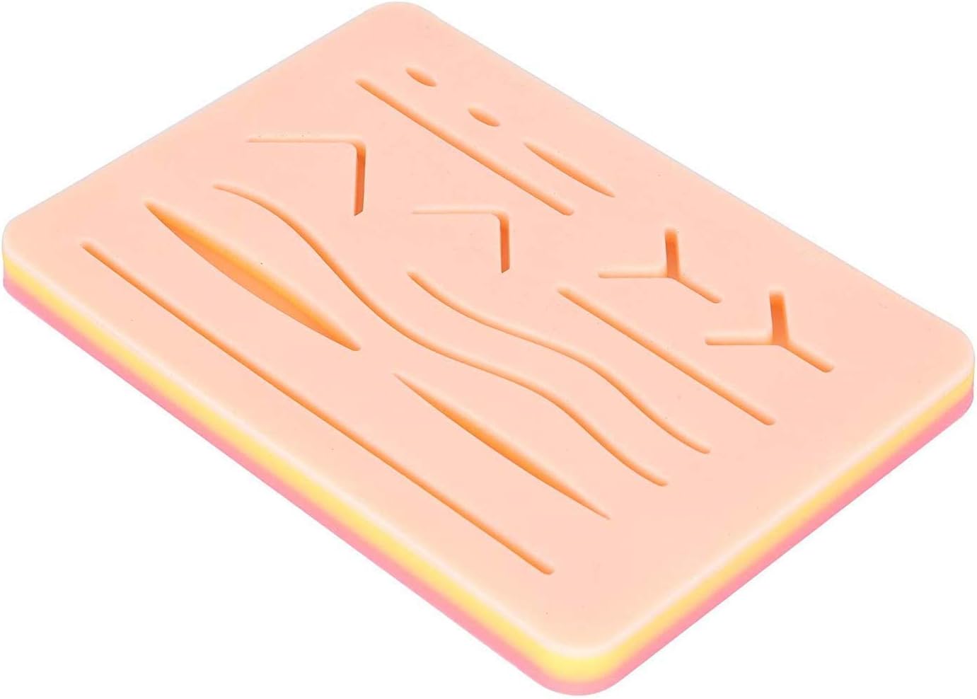 Huncha Goods Suture Practice Pad |Pre-Wound Suture Practice pad, Reusable Suturing Pad for Training and Practice