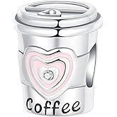 GOINEVA Coffee Cup Computer Dangle Pendants Beads Perfume Bottle Dragon Charms 925 Sterling Silver Bead Fits Women's Charm Bracelet & Necklace Jewelry Gifts for Women