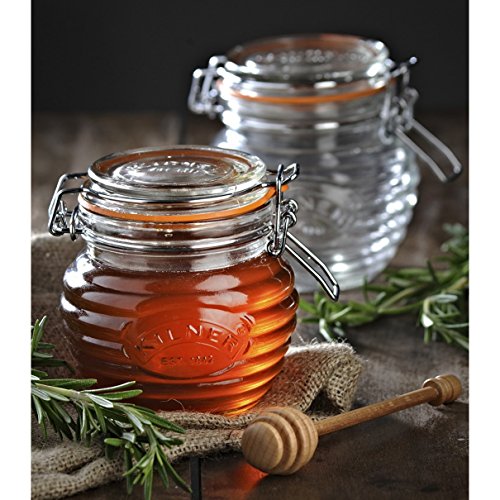 Kilner Honey Pot With Dipper, 13.5 Fluid Ounces