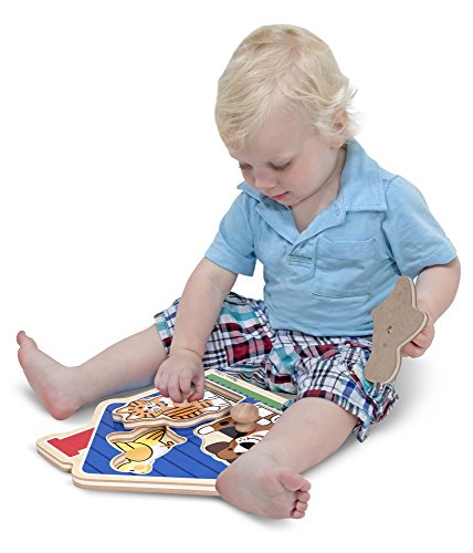 Melissa & Doug House Pets Jumbo Knob Puzzle - 3 Piece