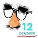 Dazzling Toys Classic Disguise | Great Party Favor| Disguise Glasses with Funny Nose, Eyebrows & Mustache Glasses | Pack of 12 | Manufactured