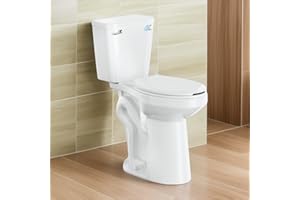 Simple Project 21" Elongated Extra Tall Toilets, Standard 12" Rough in Bathroom Toilet & Powerful Single Flush 1.28gpf High Toilet With Comfortable Soft Closing Seat, Ideal for Seniors, Handicap, Tall