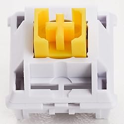 WS Yellow Mechanical Keyboard Linear Lubed