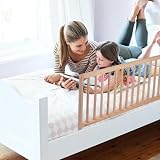 Safetots Wooden Bed Guard Natural 110cm x 38cm Pre-Assembled view 6