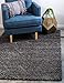 Unique Loom Solid Shag Collection Area Rug (7' 10