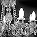 19.6 ft Crystal Beads Chandelier Chain Clear Crystal Glass Beads Sewing Beaded Trim Craft Bead Lamp Chain for The Wedding Home Garland DIY Jewelry Making,and Other DIY Craft Projects Decorations