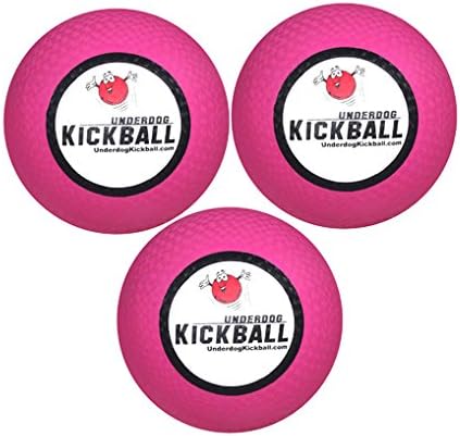 Pink Underdog Kickball, 10" [Pack of 3]