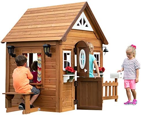 Yard Discovery Aspen All Cedar Out of doors Picket Playhouse