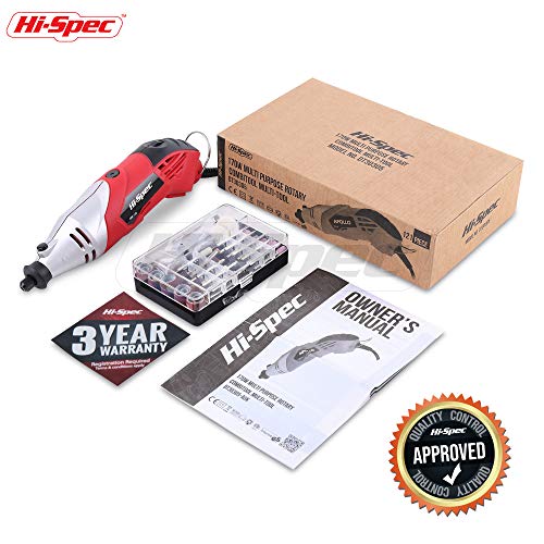 HiSpec 121pc 160W Corded Rotary Power Tool Kit Set. Crafts & DIY
