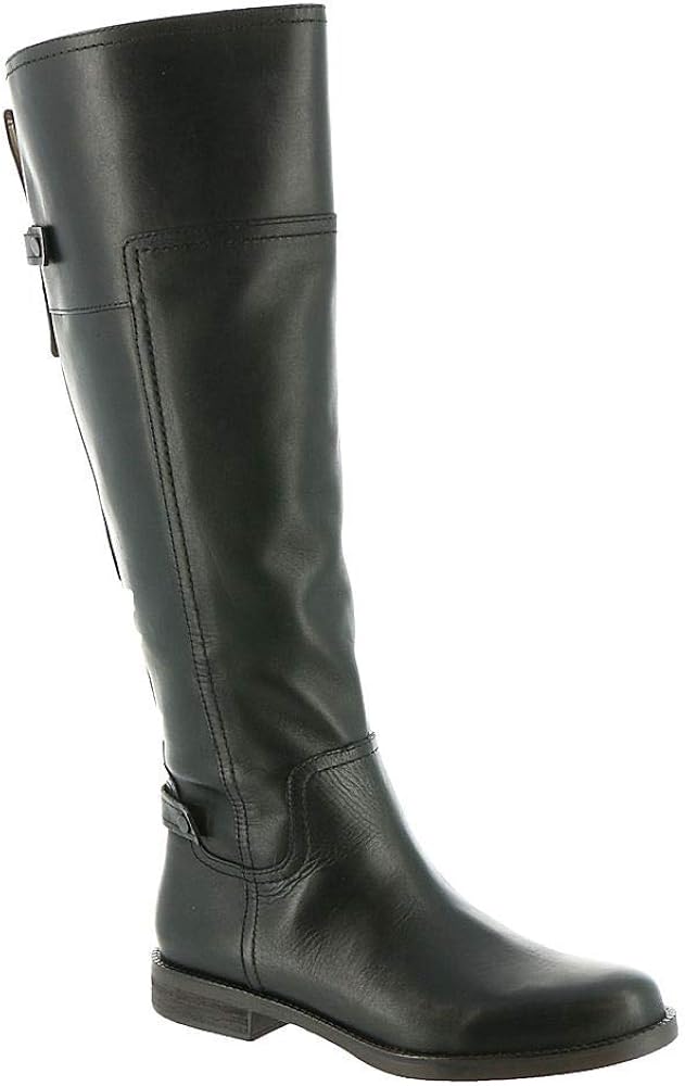Franco Sarto Womens Capitol Leather Closed Toe Knee High Riding Boots