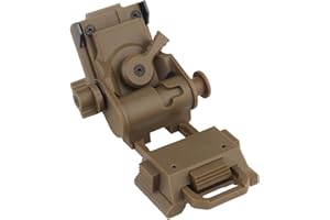 CMAIR4U Night Vision Goggle L4G24 Mount,Airsoft Helmet Nylon NVG Mount for PVS15 PVS18 PGPNVG18 Night Vision Goggle