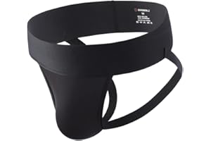 BRODDLE Men's Jockstrap Nylon Pouch 2.5 Inch Wide Band Performance Workout Daily Sports Athletic Supporters