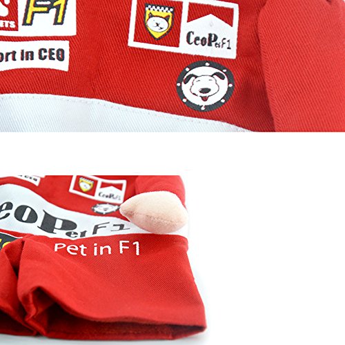 Alfie Pet by Petoga Couture - Kade the Formula One Racer for Party Halloween Special Events Costume - Image 6