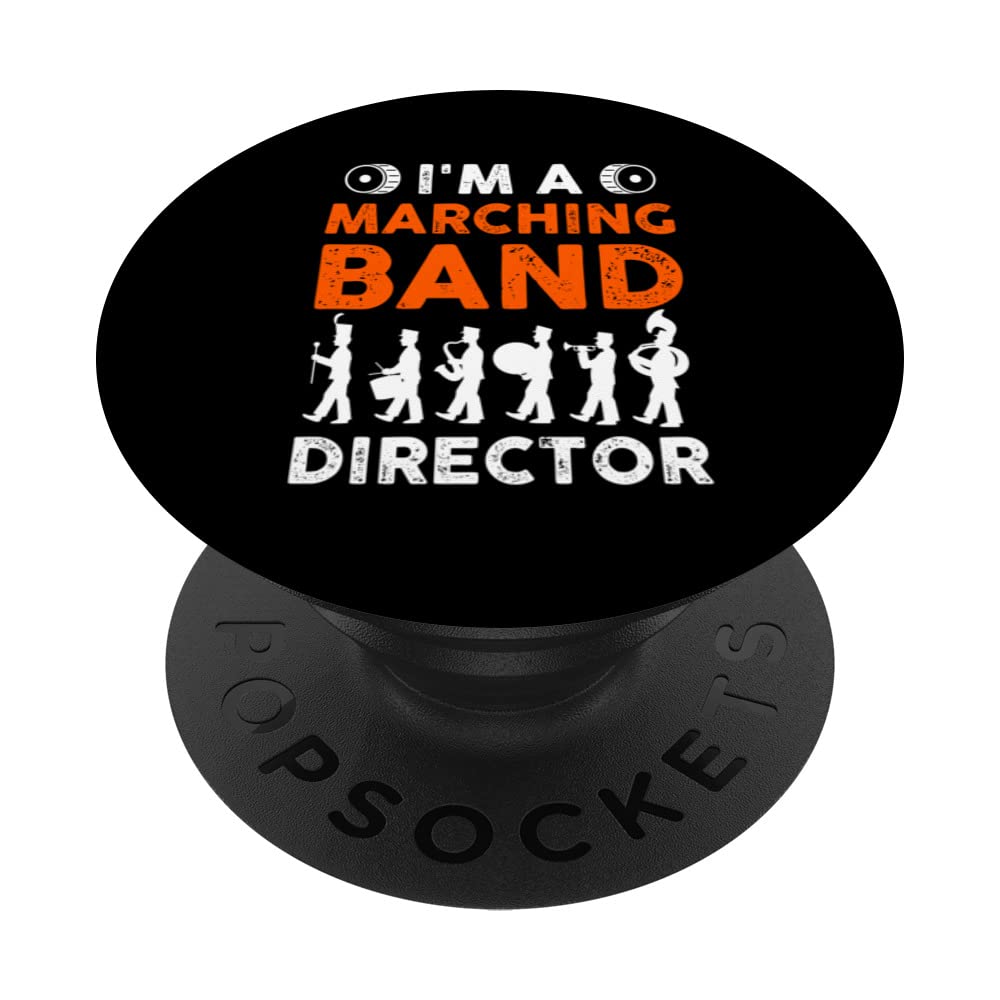 Marching Band Director - School Event Practice Musician PopSockets Swappable PopGrip