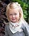 Zippy Fun Baby and Toddler Bandana Bib - Absorbent 100% Cotton Front Drool Bibs with Adjustable Snaps (4 Pack Gift Set) Girls Vintage Patterns
