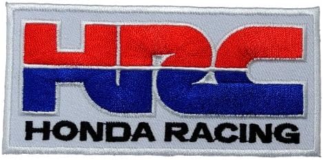3-Pack 1.9" x 4.1" HRC Honda Racing Team Motorcycle Biker DIY Applique Embroidered Sew Iron on Patch