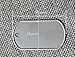 Stainless Steel Military Dog Tag Rolled Edge Blank 12pcs