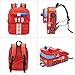 Moonwind Cool Kids Backpack Boys Girls Waterproof School Book Bag for Elementary (Red Fire Truck)