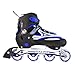 Blue Adjustable Inline Skate Size 8-11 US for Men Ladies Teens