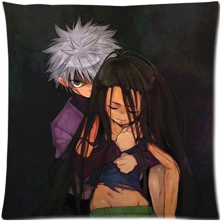 Hunter X Hunter Gon Freecss Killua Zoldyck Skcase Pillow Cases 18x18 Inch Cushion Case Two Sides Amazon Co Uk Kitchen Home