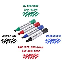 Mr. Pen- Jumbo Permanent Markers, 4 Pack, Assorted