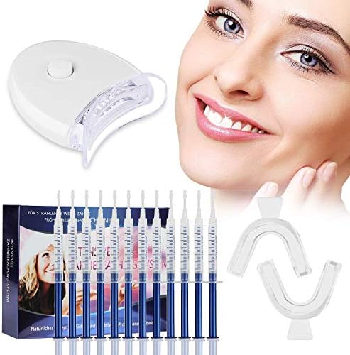 Teeth Whitening Kit Xpassion Professional Tooth Whiten Gel Dental Care Home Bleaching Kit for White Teeth Including 12 Teeth Whitening Gel