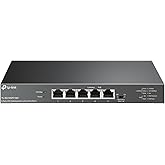 TP-Link 5-Port 2.5G Desktop Switch with 4-Port PoE++ (TL-SG105PP-M2) - Five 2.5G Ports, 802.3bt 60W, PoE Auto Recovery, Durab