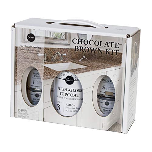 Giani Granite Small Project Paint Kit, Chocolate Brown - Thumbnail 5