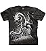 Black Dragon T-Shirt 100% Cotton Short Sleeve Shirt Pre-Shrunk, Black (Adult XL)