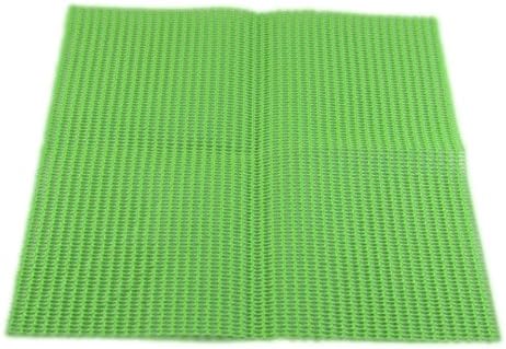 Culinary Elements Foam Fridge Bin Liner for Optimum Freshness Daily, 12 in by 12 in, Green, 3-Pack